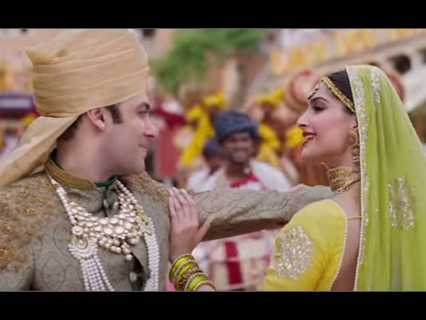 Sonam- Salman In PRDP Title Track