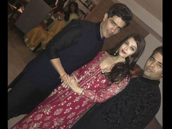  Aishwarya With Manish & Karan