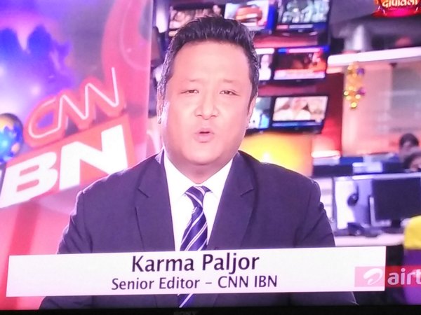 CNN IBN Senior Editor Karma Paljor