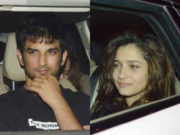 Sushant With Ankita 