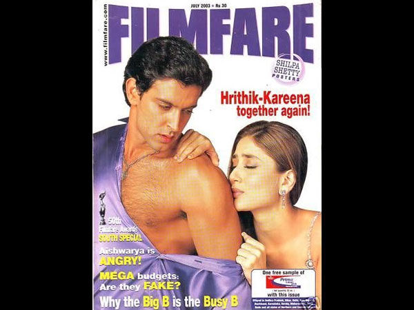 On The Filmfare Cover