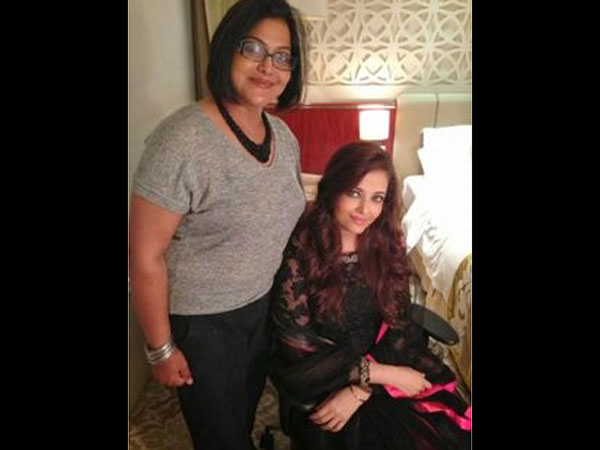 Aish With Her Makeup Artist
