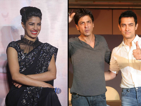 Priyanka, Shahrukh, Aamir Priyanka, Shahrukh, Aamir
