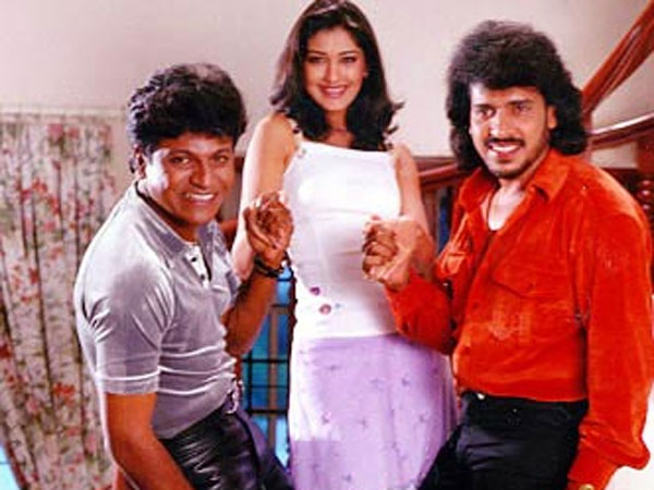 Shivarajkumar, Upendra & Sonali Bendre In Preethse