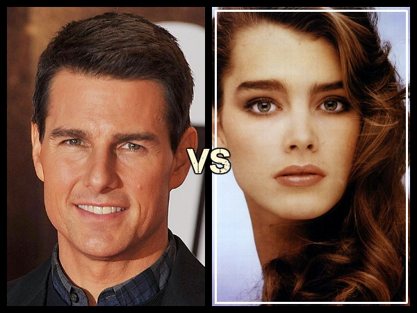 1. Tom Cruise vs Brooke Shields