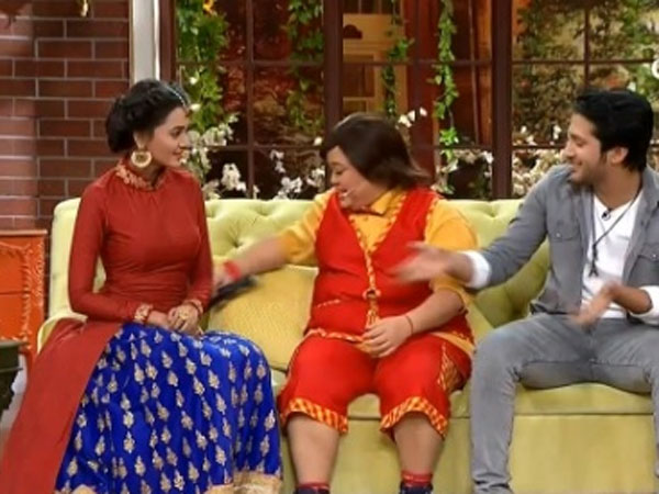 PICS: Swaragini's Ragini &amp;amp; Lakshya Have A Blast On Comedy Nights Live!