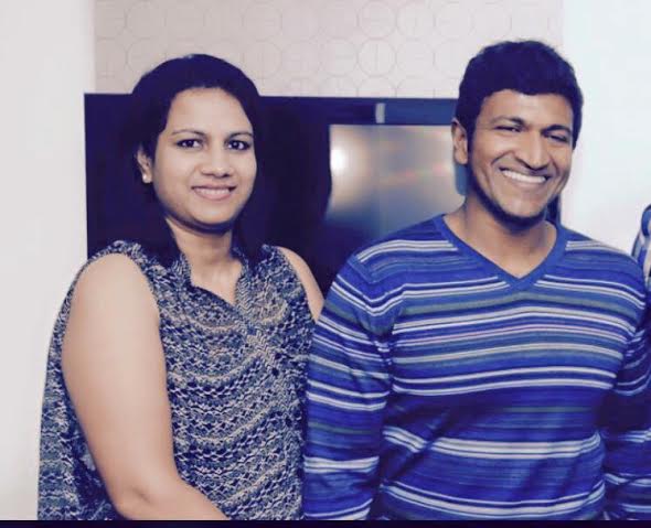 Puneeth Rajkumar Celebrates Wife Ashwini Birthday - Filmibeat