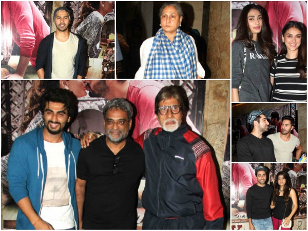 Ki And Ka Spl Screening Pics: Big B, Jaya, Varun & More! Ki And Ka Spl Screening Pics: Big B, Jaya, Varun & More!