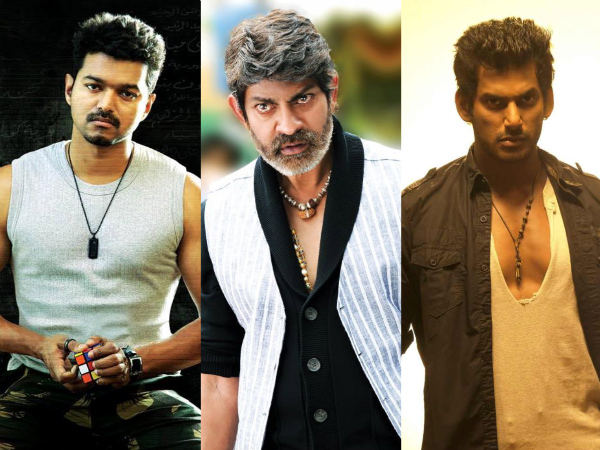 Vijay, Jagapathi Babu & Vishal Vijay, Jagapathi Babu & Vishal