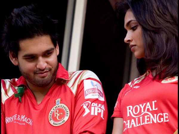 Siddharth Mallya and Deepika Padukone