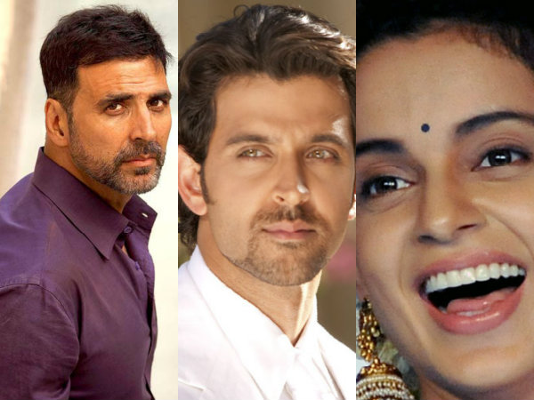 Akshay Kumar Hrithik Roshan Kangana Ranaut Akshay Kumar Hrithik Roshan Kangana Ranaut