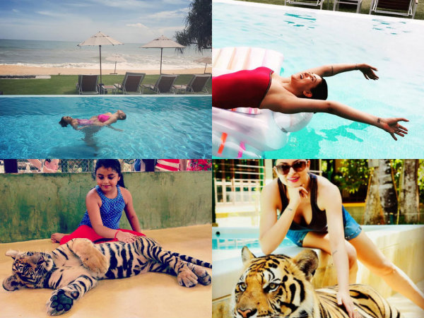 Sushmita Sen Holiday In Thailand With Daughters Renee & Alisha Sushmita Sen Holiday In Thailand With Daughters Renee & Alisha