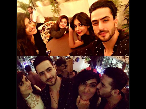 vivek dahiya snapchat yeh hai mohabbatein actress shireen mirza parties with vivek dahiya snapchat yeh hai mohabbatein actress shireen mirza parties with