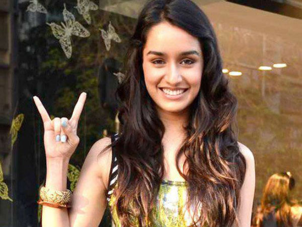 Shraddha Kapoor Showing The 'Sacred Metal Horns'