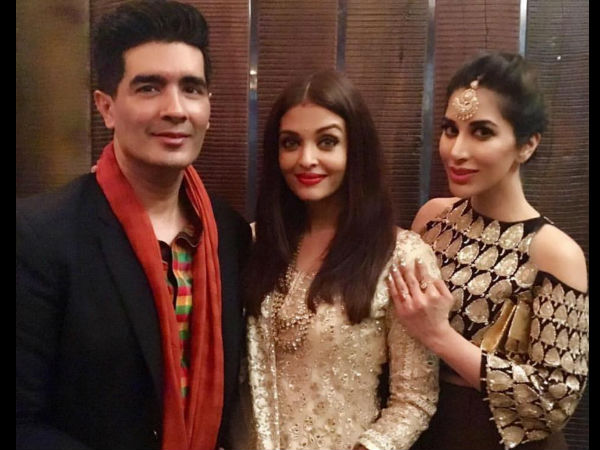 Sophie With Aishwarya Rai & Manish