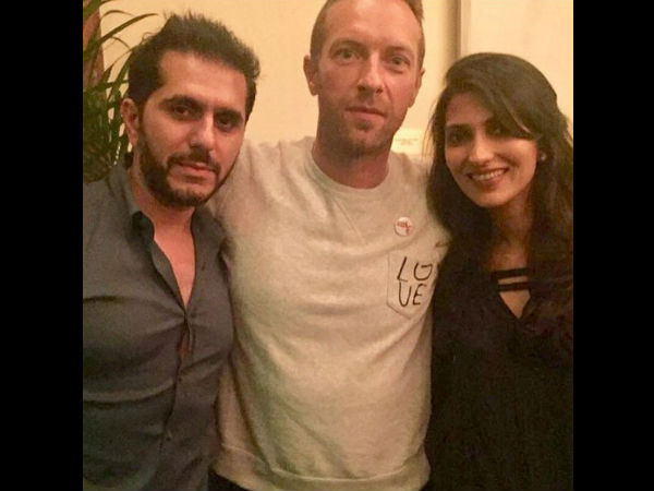 Ritesh Sidhwani With Chris Martin
