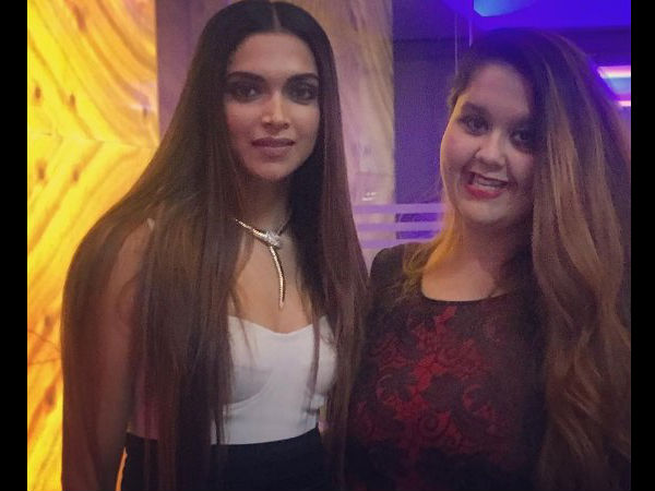 Deepika With A Fan