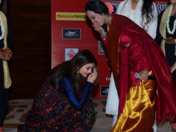 Aishwarya With Her Dance Teacher