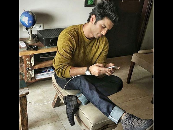 Sushant Chilling At Home