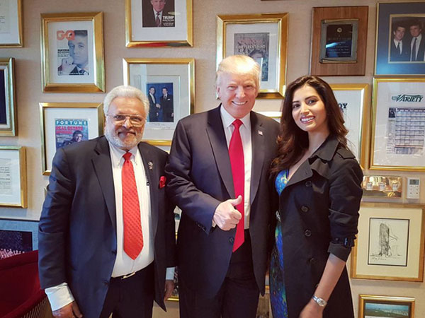 Manasvi Mamgai With Donald Trump
