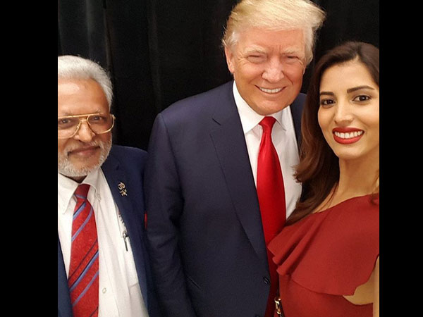 Donald Trump With Manasvi Mamgai & Shalabh Kumar