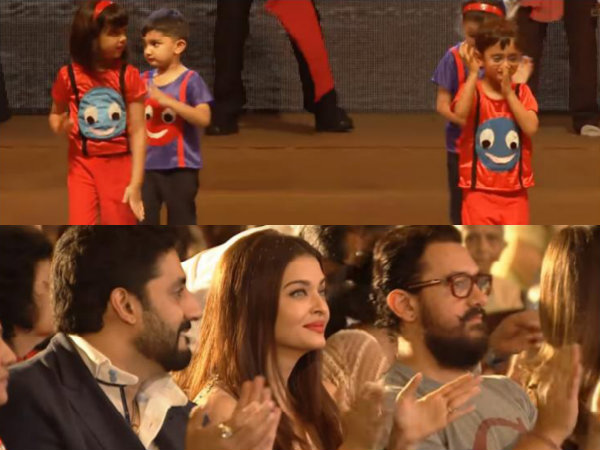 Aaradhya Azad School Annual Day Rail Gaadi Dance Aishwarya Rai Abhishek Bachchan Aamir Khan Aaradhya Azad School Annual Day Rail Gaadi Dance Aishwarya Rai Abhishek Bachchan Aamir Khan