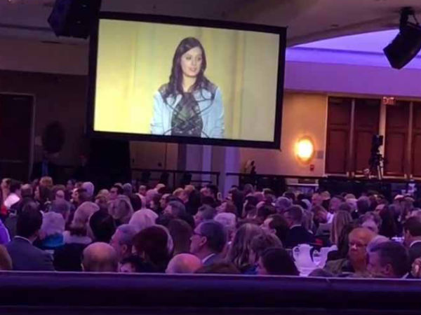 Evelyn Sharma Speaks At The National Prayer Breakfast