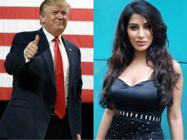 Donald Trump Sophie Choudry Donald Trump Sophie Choudry
