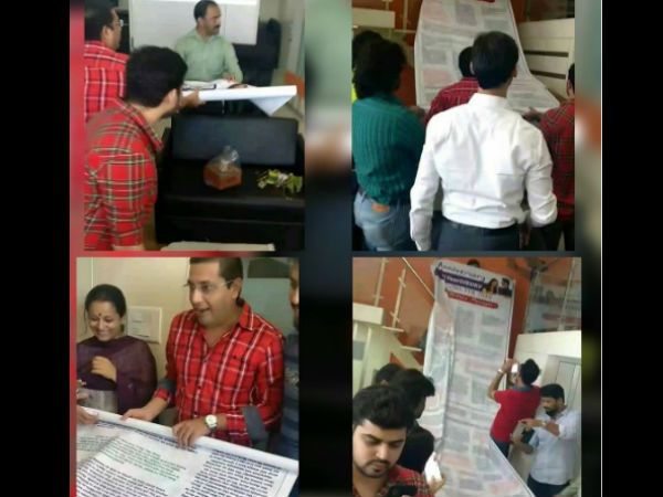 Dilip Jha With Fans' Gifts