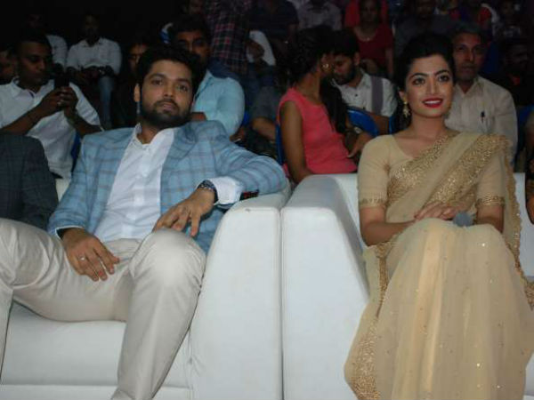 Rakshit Shetty Rashmika Mandanna Engagement Pictures - Filmibeat