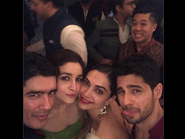 Deepika With Sid-Alia