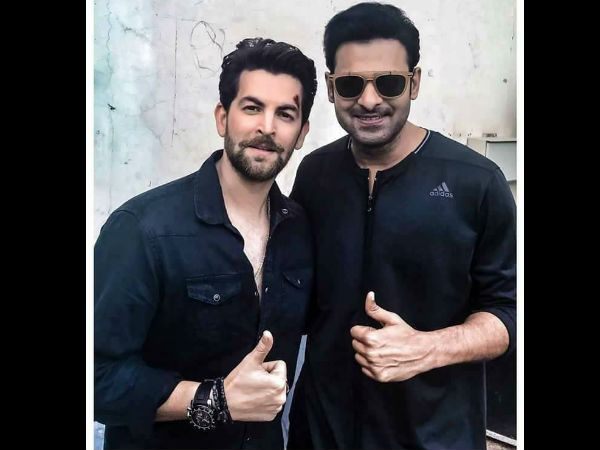 Prabhas With Neil Nitin Mukesh