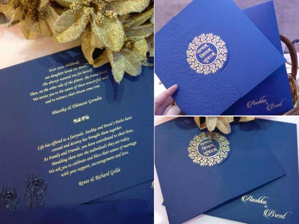 Aashka & Brents’ Royal & Elegant Wedding Card