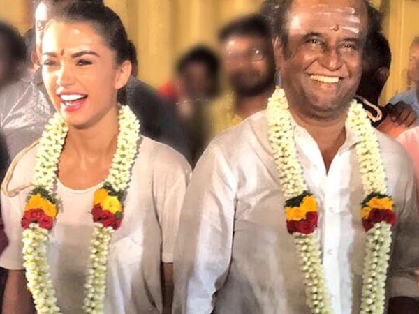 Superstar Rajinikanth Amy Jackson Superstar Rajinikanth Amy Jackson