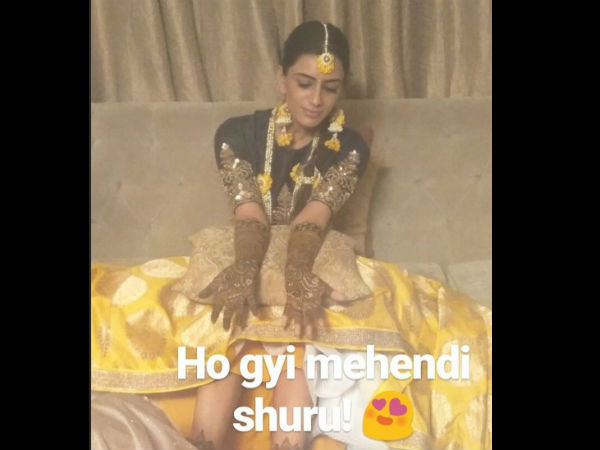 Smriti’s Mehndi Ceremony