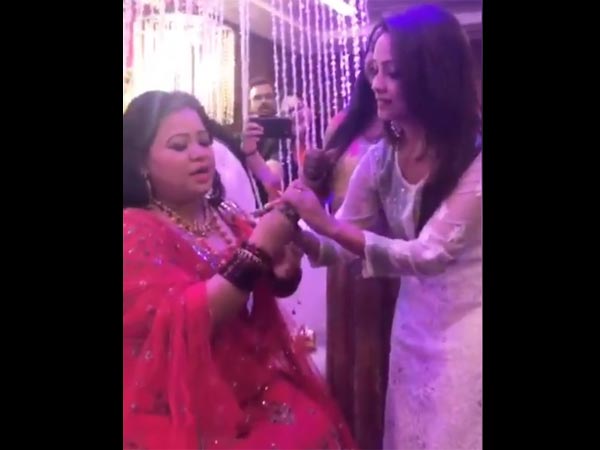 Adaa Khan With Bharti Singh