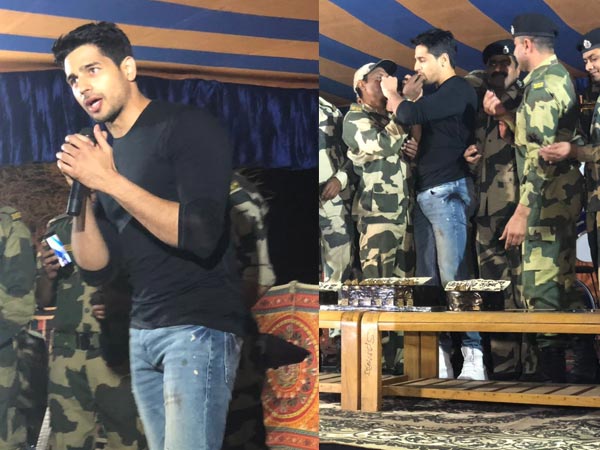 Team Aiyaary Celebrates Sidharth Malhotra's Birthday With Jawans Team Aiyaary Celebrates Sidharth Malhotra's Birthday With Jawans