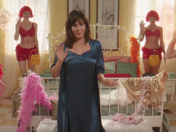 Kirti Kulhari Blackmail Blue Nightdress Kirti Kulhari Blackmail Blue Nightdress