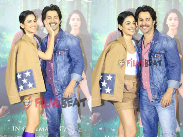 Varun Dhawan Babita Sandhu October Trailer Launch Varun Dhawan Babita Sandhu October Trailer Launch
