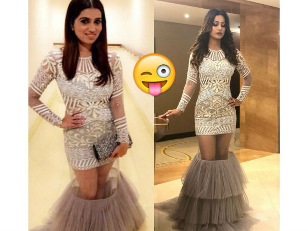 The Actress’ Dress Is Copied!