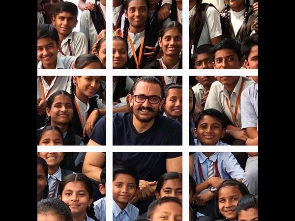 Aamir Khan Zakhangaon Village Children Kids Paani Foundation NGO Aamir Khan Zakhangaon Village Children Kids Paani Foundation NGO
