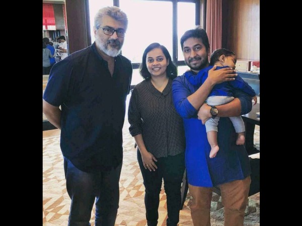 When Vineeth Sreenivasan Met Mone Other Than Thala Ajith! When Vineeth Sreenivasan Met Mone Other Than Thala Ajith!