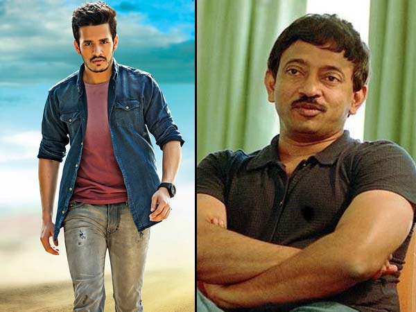 Akhil and Ram Gopal Varma Akhil and Ram Gopal Varma