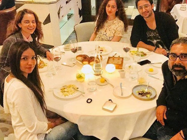Shaheer Sheikh Spotted With Kangana Ranaut S Mental Hai Kya Team Is He Doing The Film Filmibeat