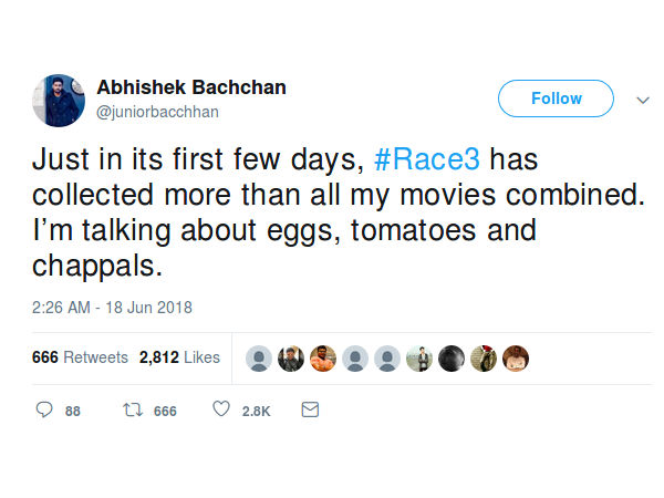 Fans Troll Race 3 In Abhishek's Style