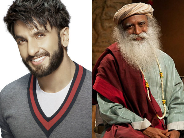 Ranveer Singh Jaggi Vasudev Ranveer Singh Jaggi Vasudev