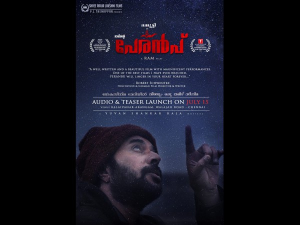 Mammoottys Peranbu Fetches The Praises Of An Internationally Acclaimed Film-maker Mammoottys Peranbu Fetches The Praises Of An Internationally Acclaimed Film-maker