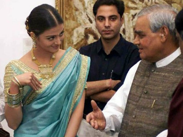 Aishwarya Rai & Atal Bihari Vajpayee