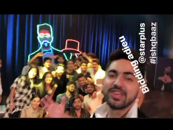 Zain Bids Goodbye To The Ishqbaaz Team