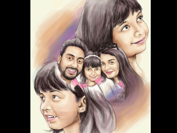 Did You Miss This Sweet Illustration Of The Bachchan Trio?